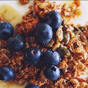 Picture Of Breakfast Cereals With Blueberries