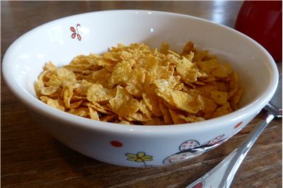 Picture Of Cornflakes Cereal Bowl
